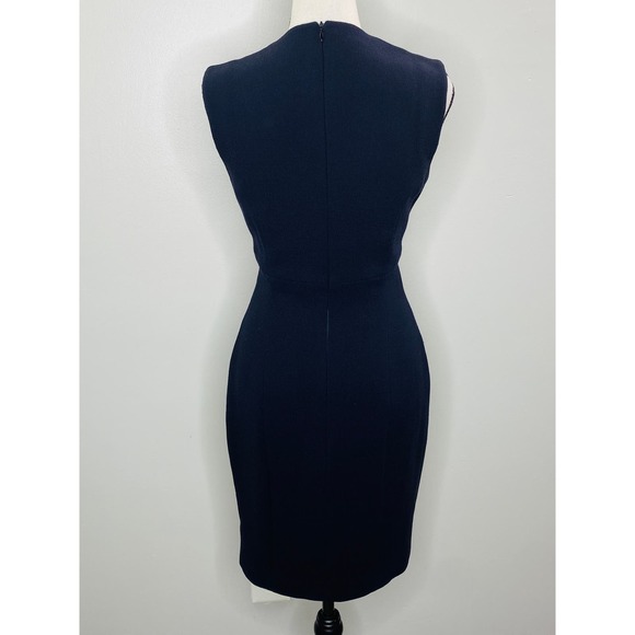 Escada Elements Black Wool Sheath Dress Womens 34 US 4 Career Cocktail Classic - Picture 4 of 7